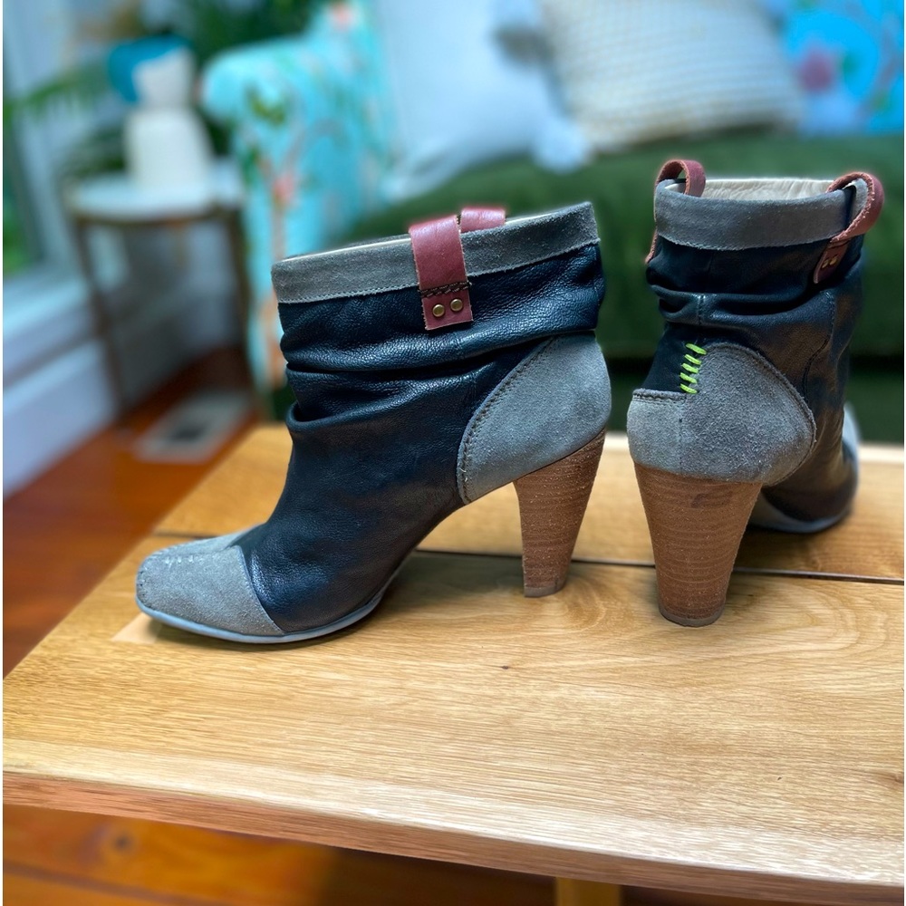 Anthropologie Terra Plana Ankle Booties EU Size 40/US 8 or 8.5 EUC